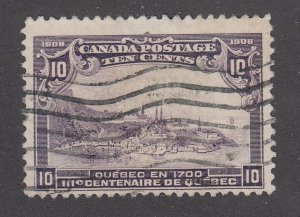 Canada #101 Used Quebec Tercentenary Issue