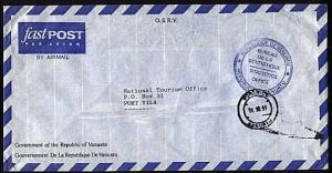 VANUATU 1991 local official mail cover - Statistics Dept...................93039
