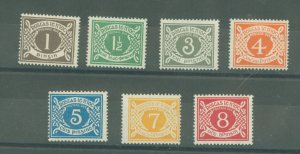 Ireland #J15-J21  Single (Complete Set)