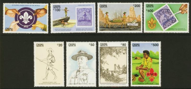 Ghana Sc# 1296-303 MNH Boy Scouts