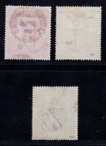 MOMEN: GREAT BRITAIN SC #139-141 1902-11 USED LOT #67868*