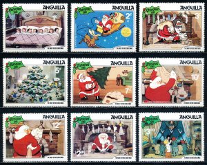 Anguilla #453-461  Set of 9 MNH