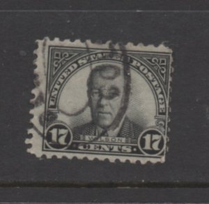 Scott #   697  USED  single