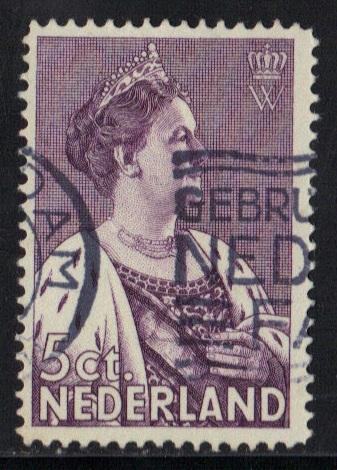 Netherlands  #B70  used  1934  Queen Wilhelmina 5c