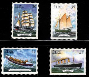 Ireland Scott 1169-1172 1986 MNH** Ship stamp set