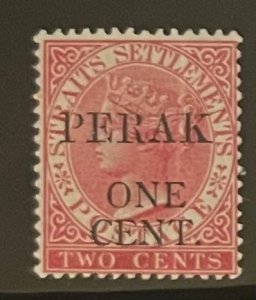 Malaya-Perak,  1891,  SC 13, MLH