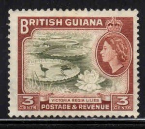 British Guiana #255 ~ Unused,  LHMR