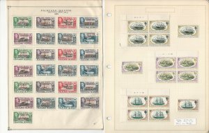 Falkland Islands & Dependencies Stamp Collection on 3 Pages, JFZ