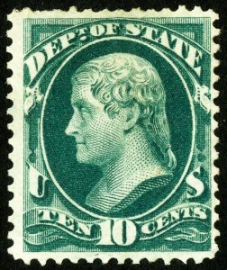 US Stamps # O62 Official MLH F-VF Fresh Scott Value $250.00 