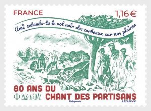 France / Frankrijk - Postfris/MNH - 80 years Fan Song 2023