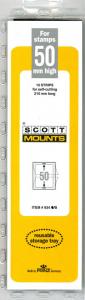 Scott Mounts Black 50mm STRIP 215 ,(Pgk. 15)(00934B)