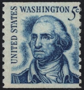 SC#1304 5¢ Washington Coil Single (1966) MNH