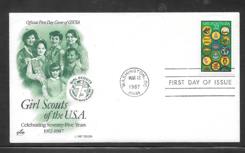 Just Fun Cover #2251 FDC Artcraft Cachet. (A1388)