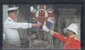 Gibraltar # 1413, Ceremony of the Keys, Mint NH, 1/2 Cat.