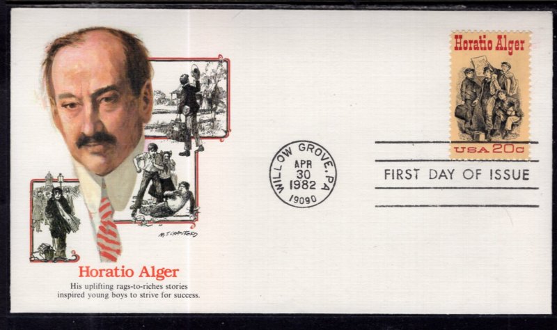 US 2010 Horatio Alger Fleetwood U/A FDC