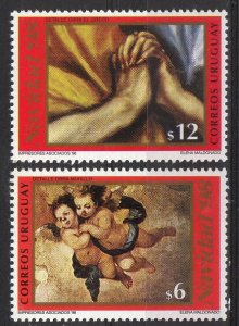 Uruguay stamp 1998 - Christmas The virgin's St peter tears