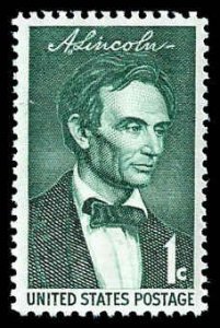 PCBstamps   US #1113 1c Beardless Lincoln, MNH, (22)