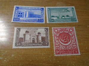 Pakistan  #  20-23  Mint NH