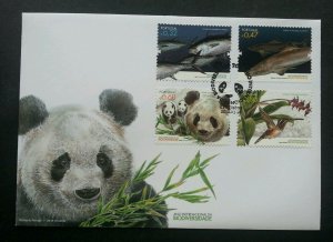 Portugal International Biodiversity 2010 Panda Fish Marine Ocean Bird (FDC)