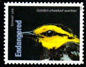 SC# 5799L - (68c) - Endangered Gold-checked Warbler - 12 of 20 - Use