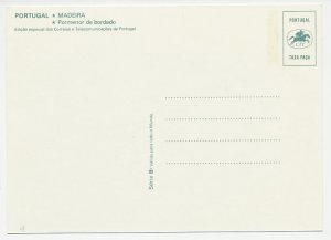Postal stationery Portugal 1980 Lace