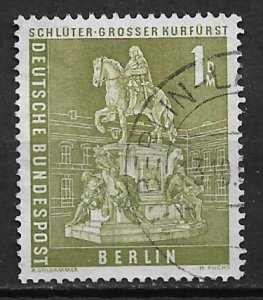 1956 Berlin 9N135  1M The Great Elector Frederick William I  used