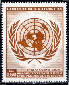 Paraguay; 1962: Sc. # 666: MLH Single Stamp