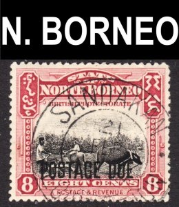 North Borneo Scott J37 VF postally used. Lot #A. Beautiful SON cds.  FREE...