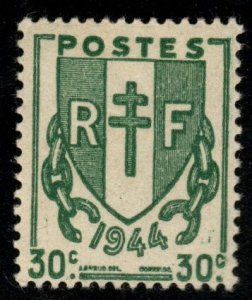FRANCE Scott 525 MH* Coat of Arms stamp