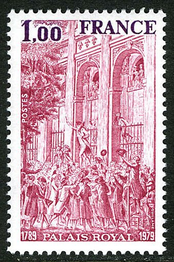 France 1649, MNH. Royal Palace, 1979