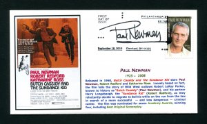 Sc. 5020 Paul Newman FDC - Thrifty Photo Cachets 1