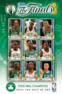 Grenadines - 2008 - Boston Celtics NBA Champions  - Sheet of nine  -  MNH