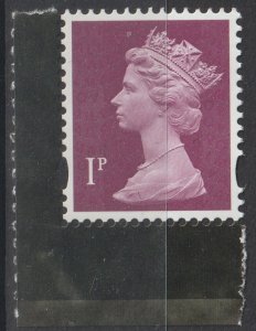 Great Britain Scott# MH438 SG# u3070 2013 QEII MNH M15L Booklet Stamp