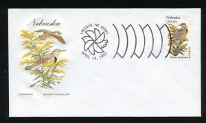 US 1979 UA State Birds & Flowers - Nebraska, Farnam