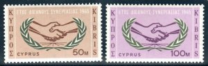 Cyprus  #260-261  Mint LH CV $2.75