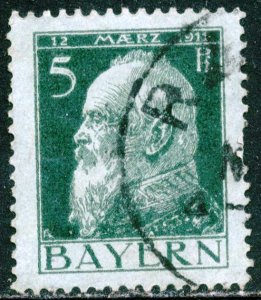 GERMANY-BAVARIA, #78 - USED - 1911 - GER222