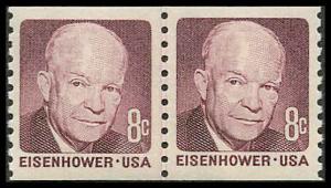 1402 Mint VF NH Line Pair