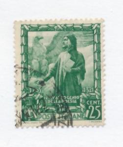 Italy 1938  Scott 402 used - 25c, Proclamation of the Empire, Dante