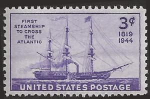 # 923 MINT NEVER HINGED STEAMSHIP