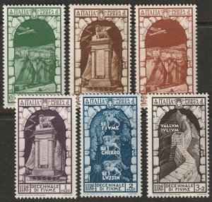 Italy 1934 Sc C56-61 air post set MNH**