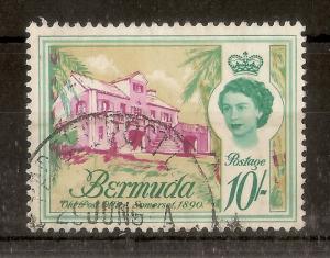 Bermuda 1962 10/- SG178 Fine Used