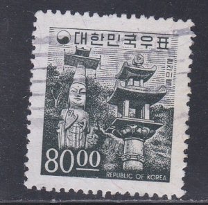 South Korea # 525, Temple, Used, 1/3 Cat.