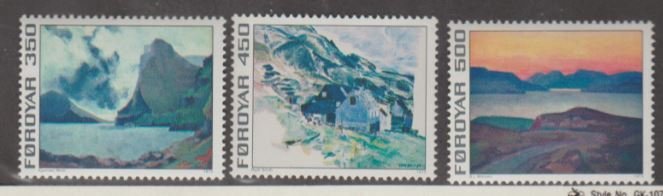 Faroe Islands Scott #18-19-20 Stamps - Mint NH Set