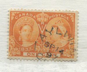 Canada QV Jubilee 1 cent Aylwin Quebec Sept 14th 1897 CDS