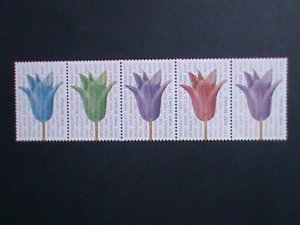 PORT BETAALD STAMP-PTT POST BEAUTIFUL COLORFUL FLOWERS MNH COMPLETE SET VF