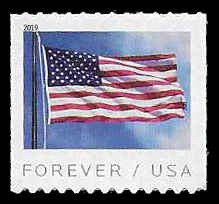 PCBstamps  US 5343 {55c}Flag, Coil, MNH, (12)