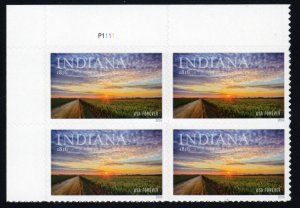 SC# 5091 - (47c) - Indiana Statehood - MNH plate block of 4