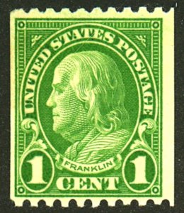 U.S. #604 MINT OG LH