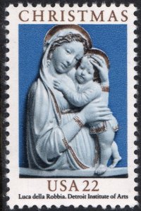 SC#2165 22¢ Christmas: Genoa Madonna Single (1985) MNH