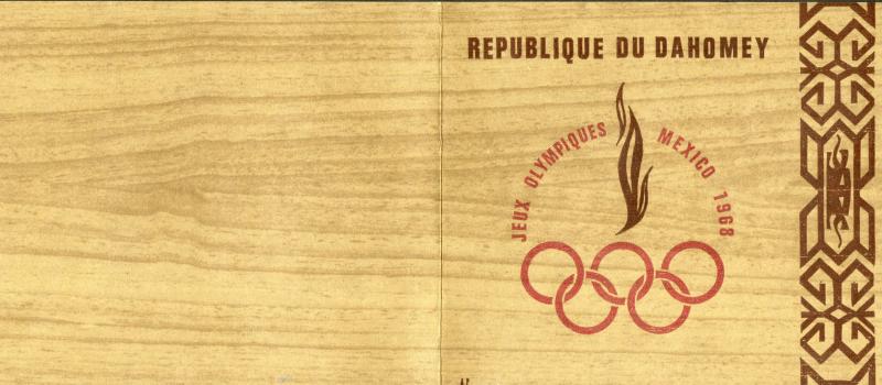 DAHOMEY C88a MNH S/S SCV $7.50 BIN $4.50 OLYMPICS